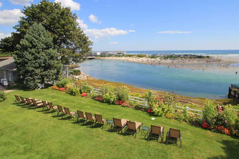 Oceanfront Lawn Overlooking Ogunquit Beach